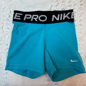 Blue 3” Nike Pro Spandex
